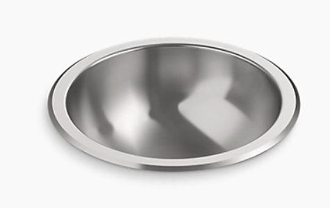SPECIALIZED ROUND DUAL-MOUNT BATHROOM SINKS - 1411-0