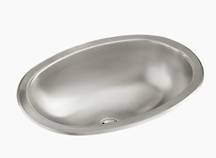SPECIALIZED OVAL DUAL-MOUNT BATHROOM SINKS - 1186-0