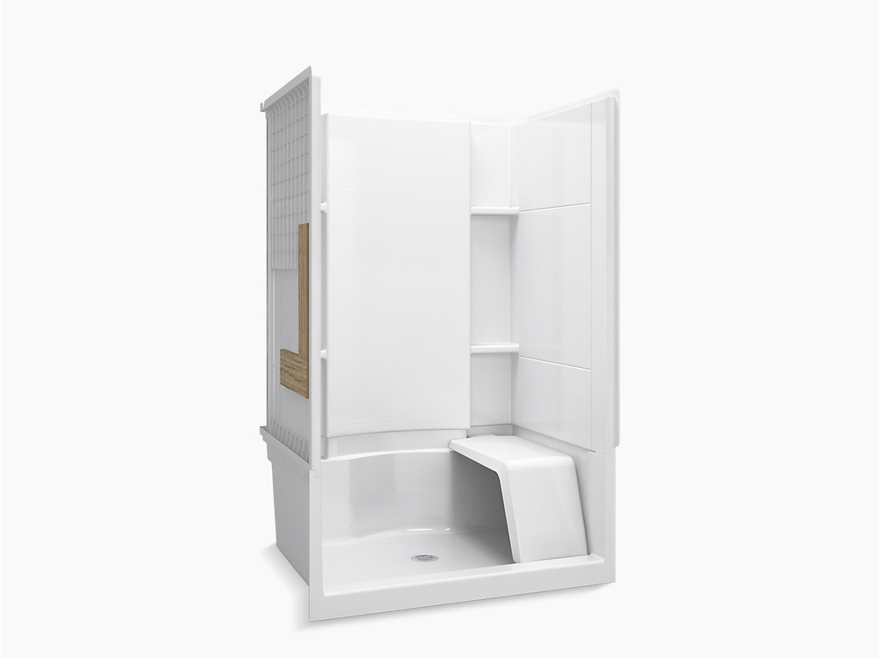 ACCORD® SEATED HIGH-GLOSS SHOWER STALL - 72280106