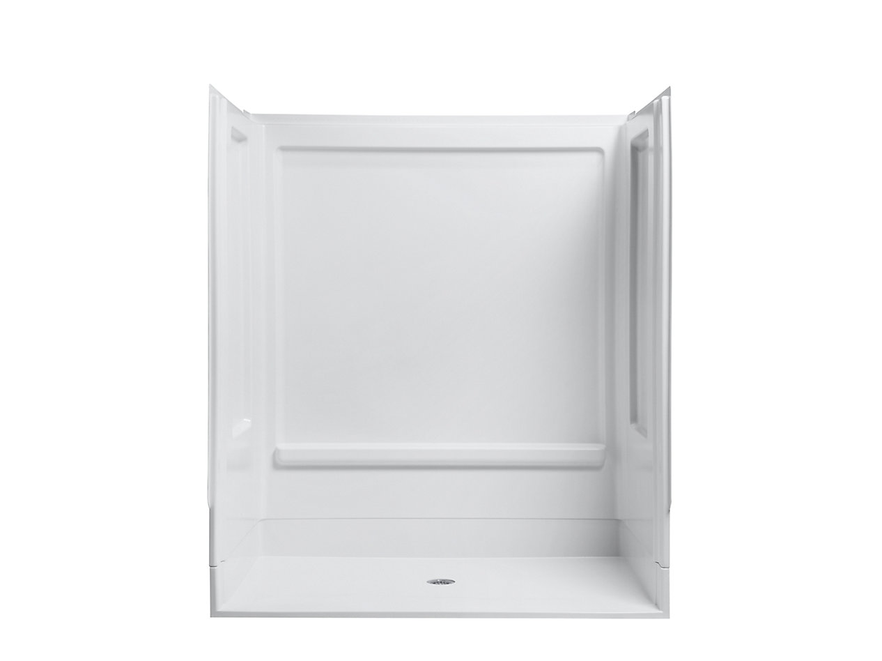 OC-SS-63-ADA 63" ADA SWIRL-GLOSS SHOWER STALL WITH SEAT - 62070106