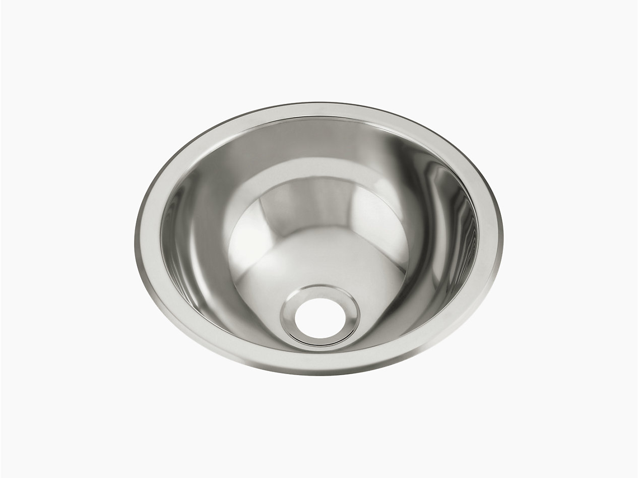SPECIALIZED Round Dual-Mount Single-Bowl Bar/Bathroom Sinks - 131-0