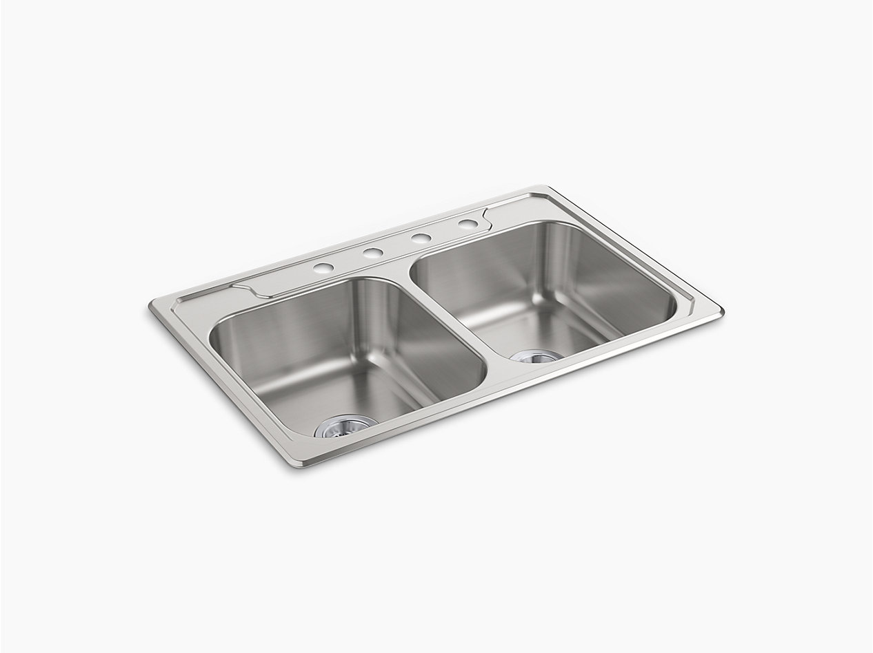 Middleton® Top-Mount Double-Bowl Kitchen Sinks - 14707-4-NA