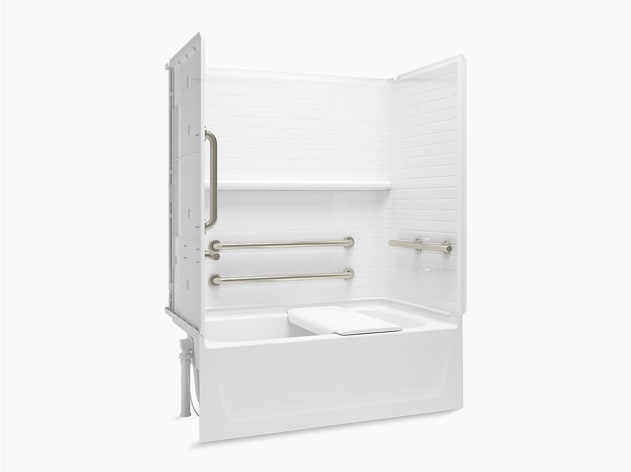 TRAVERSE TILE TRAVERSE® ADA HIGH-GLOSS BATH/SHOWER - 71520115 & 71520125
