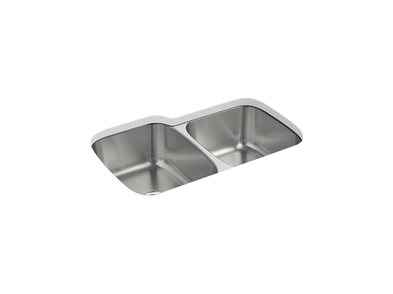 McAllister® Undermount Double-Bowl Kitchen Sinks - F11409-NA