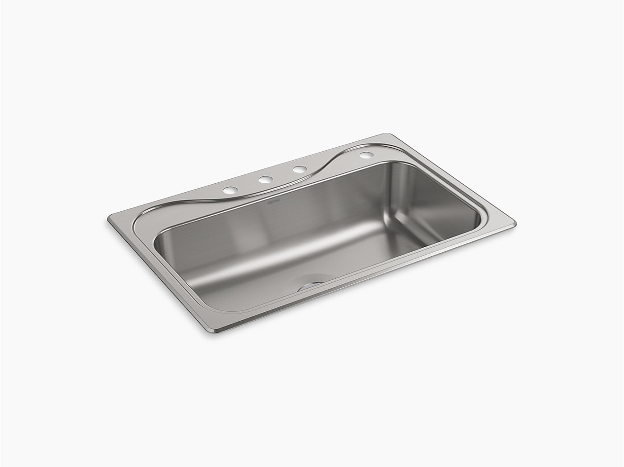 Southhaven® Top-Mount Single-Bowl Kitchen Sinks - F24912-4-NA
