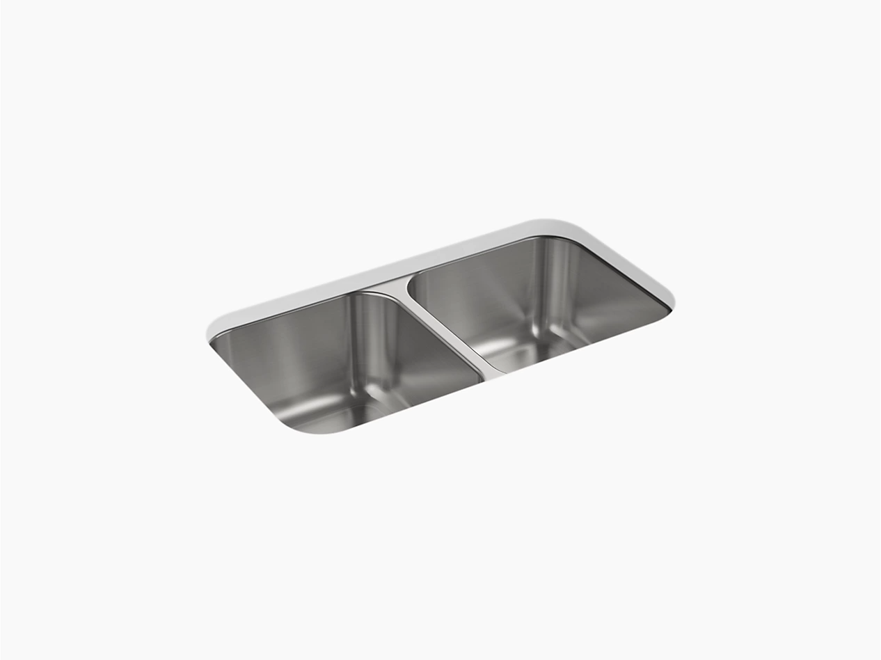 McAllister® Undermount Double-Bowl Kitchen Sinks - 11444-NA