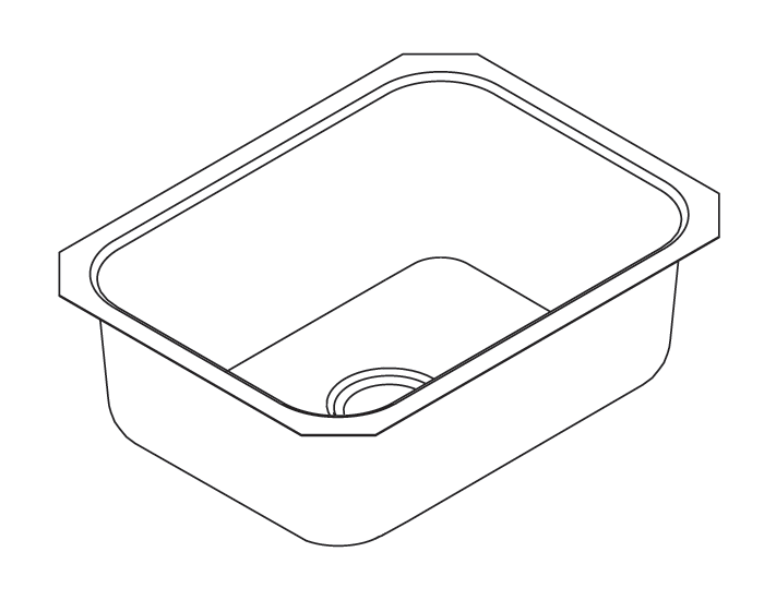McAllister® Undermount Single-Bowl Kitchen Sinks - F97447-NA