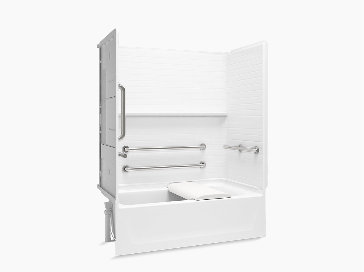 TRAVERSE TILE TRAVERSE® ADA HIGH-GLOSS BATH/SHOWER - 71570115 & 71570125