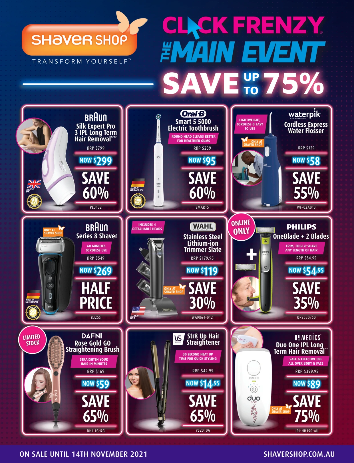 Shaver Shop Click Frenzy Lasoo Shaver Shop Click Frenzy Lasoo