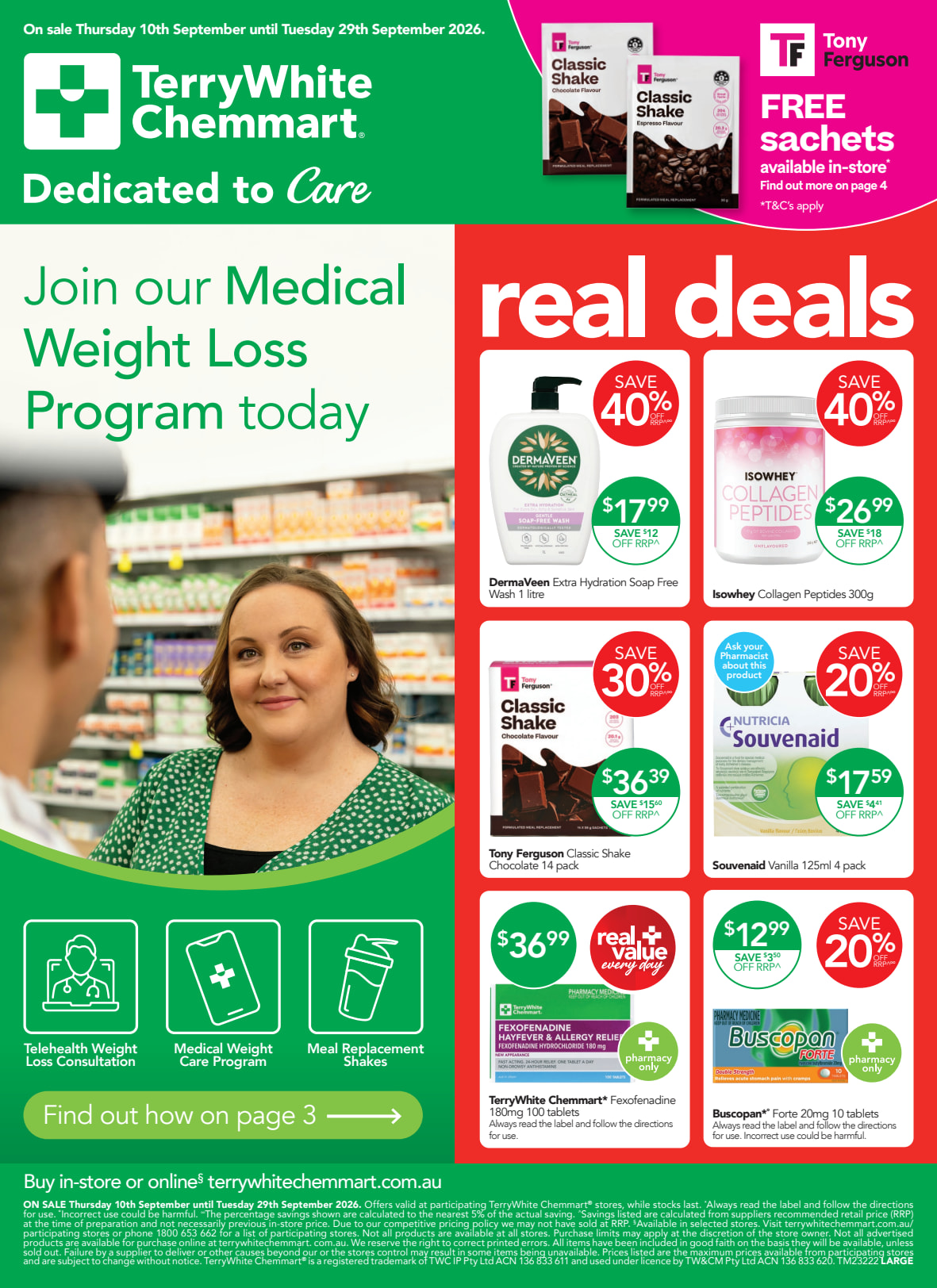 TerryWhite Chemmart catalogue or promo